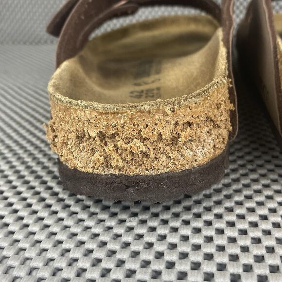 Birkenstock Arizona Sandals Adult 37 L11 M9 Brown Buckle Casual Made In Germany - Picture 14 of 16